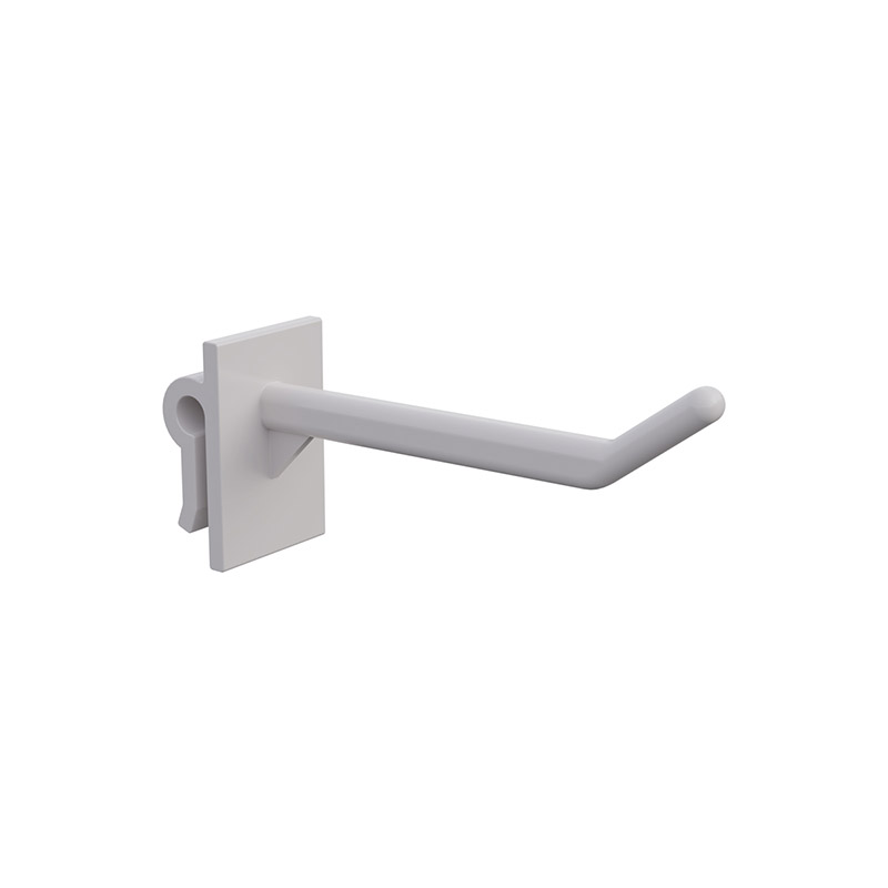 Крючок одинарный белый длина 65 мм в картон SINGLE HOOK-CR-65 EPG