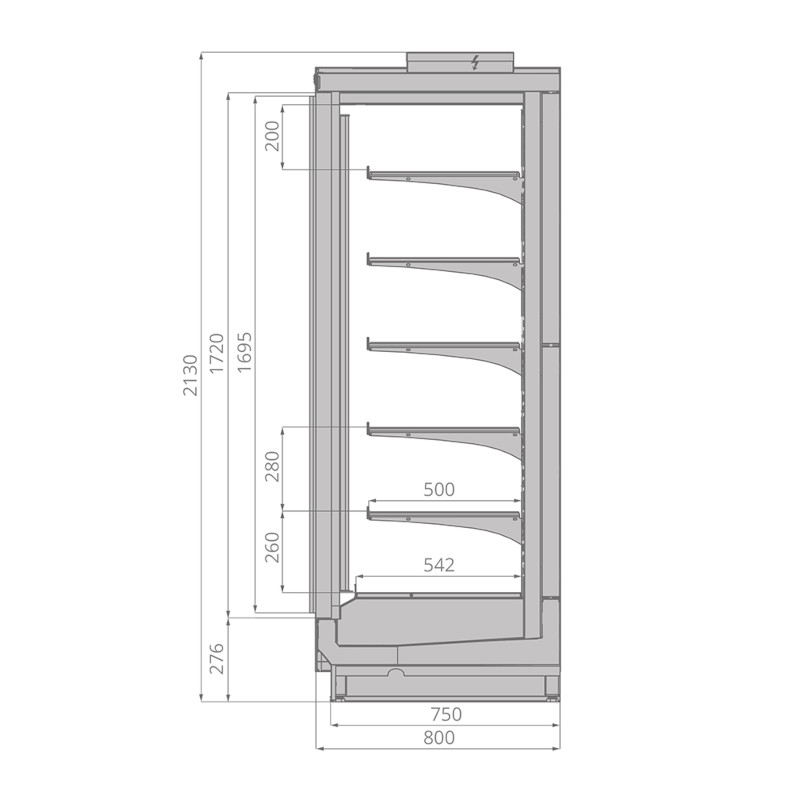 Морозильный шкаф Brandford Odissey Slim Portable 250