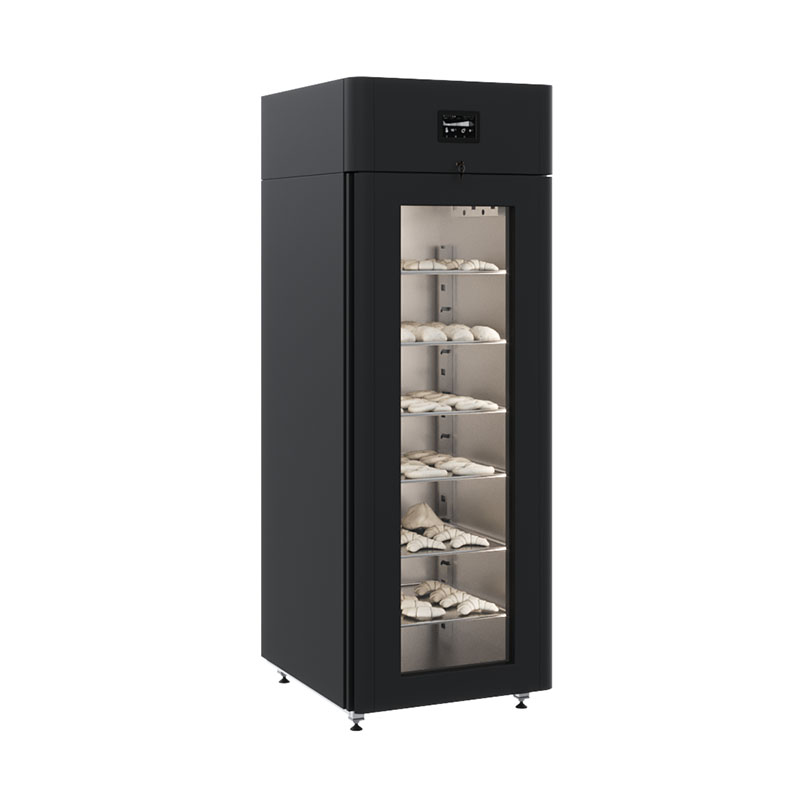 Шкаф холодильный Polair CS107-Bakery Br тип 1 black со стеклом