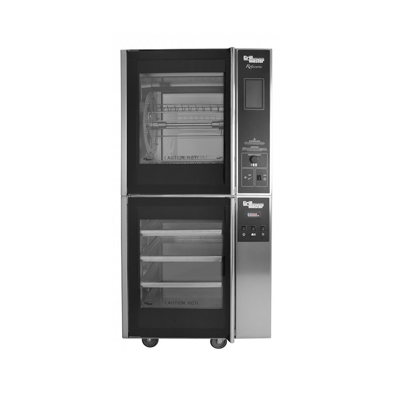 Гриль конвекционный колонна Grill Master Ф3КЭЛ+ВГТЭ (с сенсорным управлением и витриной)