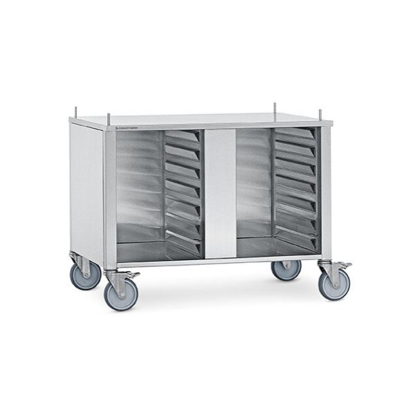 Подставка Convotherm 6.20, 10.20 закрытая с 3-х сторон, 14 пар направляющих на колесах