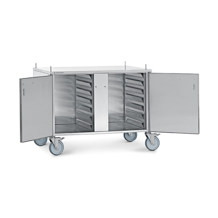 Подставка Convotherm 6.10, 10.10 закрытая, 2 двери, 14 пар направляющих на колесах