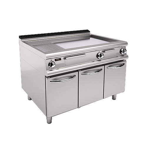 Газовая жарочная поверхность 700 серии Apach Chef Line LFTG12257LRCS хром