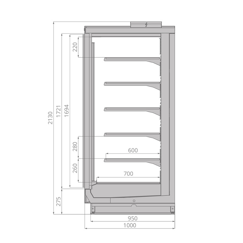 Морозильный шкаф Brandford Odissey 250