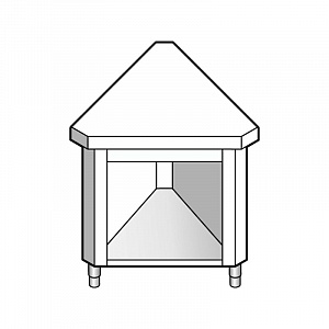 картинка Прилавок нейтральный угловой EMAINOX 8EAI45 8045063