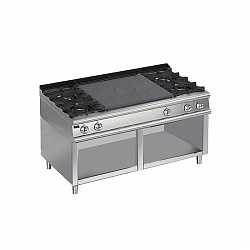 картинка Плита со сплошной поверхностью газовая 700 серии Apach Chef Line LRSTG167R4OS