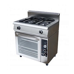 картинка Плита Grill Master 2-горелочная газовая Ф2ПДГ/600 (с комбинированной духовкой)