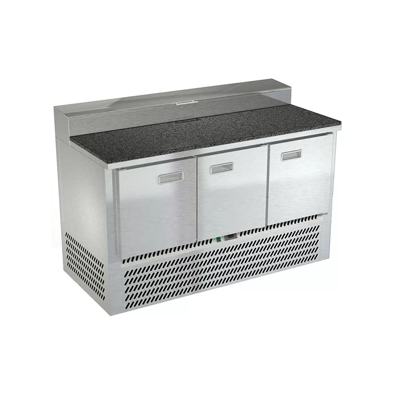 Cтол для пиццы Техно-ТТ СПН/П-326/30-1407 нижний агрегат, столешница каменная
